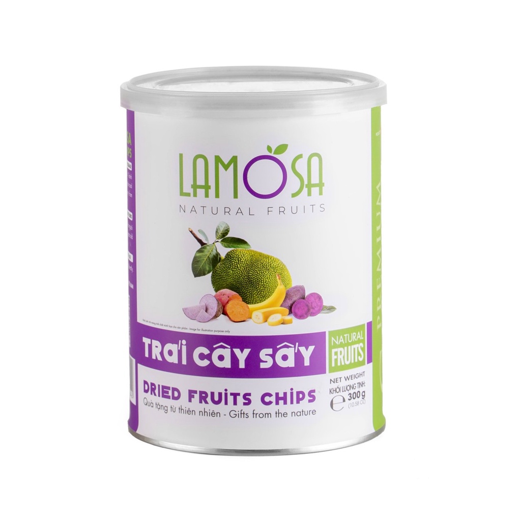 [SenXanh Foods] Trái cây sấy 300G - LAMOSA Dried fruit chips