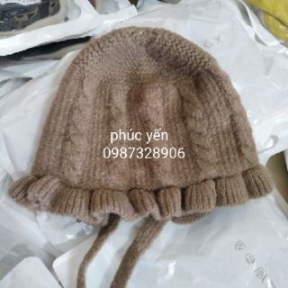 Mũ len tai bèo cô gái Hà Lan