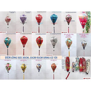 Đèn lồng Hội an DÁNG TỎI hoa văn💥GIÁ XƯỞNG💥 FREESHIP size30cm,35cm,45cm họa tiết hoa văn chống nước tốt, giá rẻ