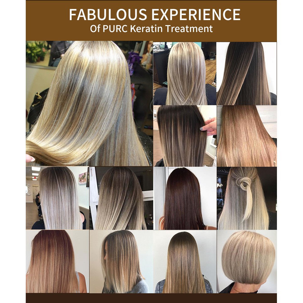 Purc Thuốc Duỗi Tóc keratin Brazil 0% formaldehyde