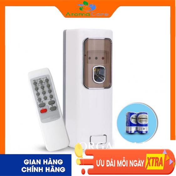 Máy xịt phòng nước hoa tự động Au16 có điều khiển tặng kèm chai xịt