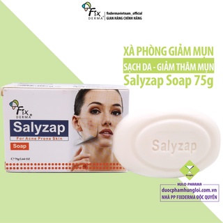 Xà Phòng Giảm Mụn Mờ Thâm Nám Fixderma Salyzap Soap 75g