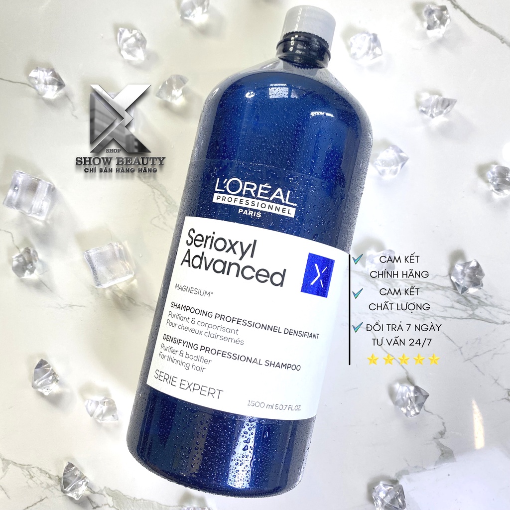 Dầu Gội Làm Dày Tóc Chống Rụng Và Kích Thích Mọc Tóc Loreal Professionnel - Serioxyl (Size To)