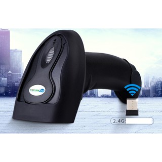 Máy quét mã vạch không dây NTEUMM F8 tốc độ cao 2.4G (Black)