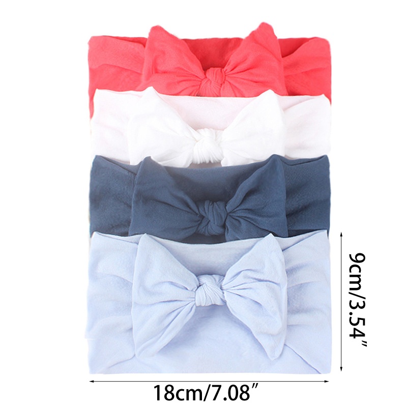 Set 4 Băng Đô Nơ Xinh Xắn Dành Cho Bé Gái