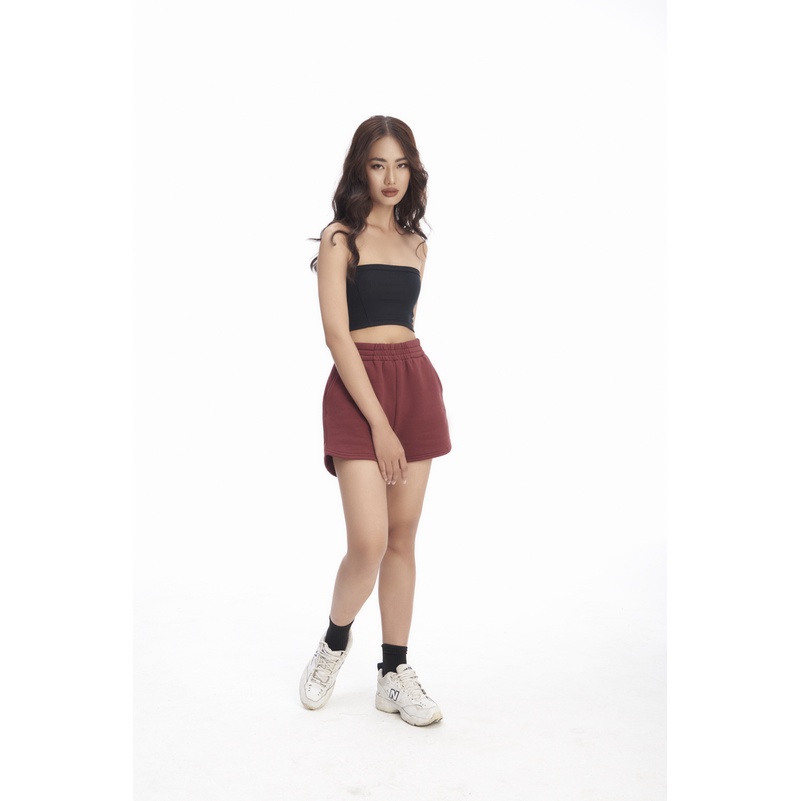 Áo ống nữ vải thun co giãn, là min - KNIT TUBE TOP