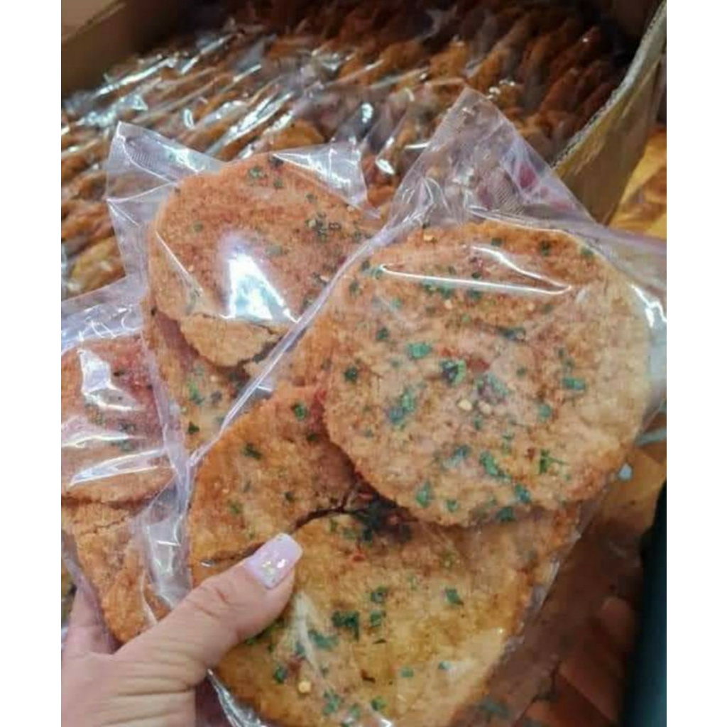 cơm cháy chiên mắm hành ớt ( 1 gói 3 miếng)