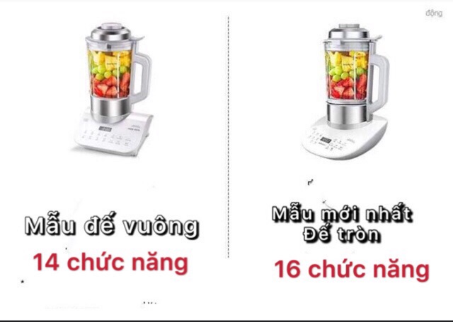Máy làm sữa hạt AUX mẫu đế trònnhập nguyên chiếc chính hãng 100%