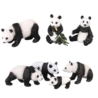 Mô hình gấu trúc GOROCK thiết kế sống động chân thật đồ chơi cho bé