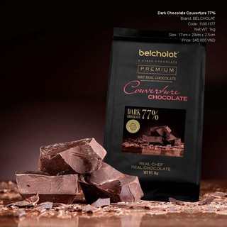 Socola Dark Couverture 77%/ block 500g