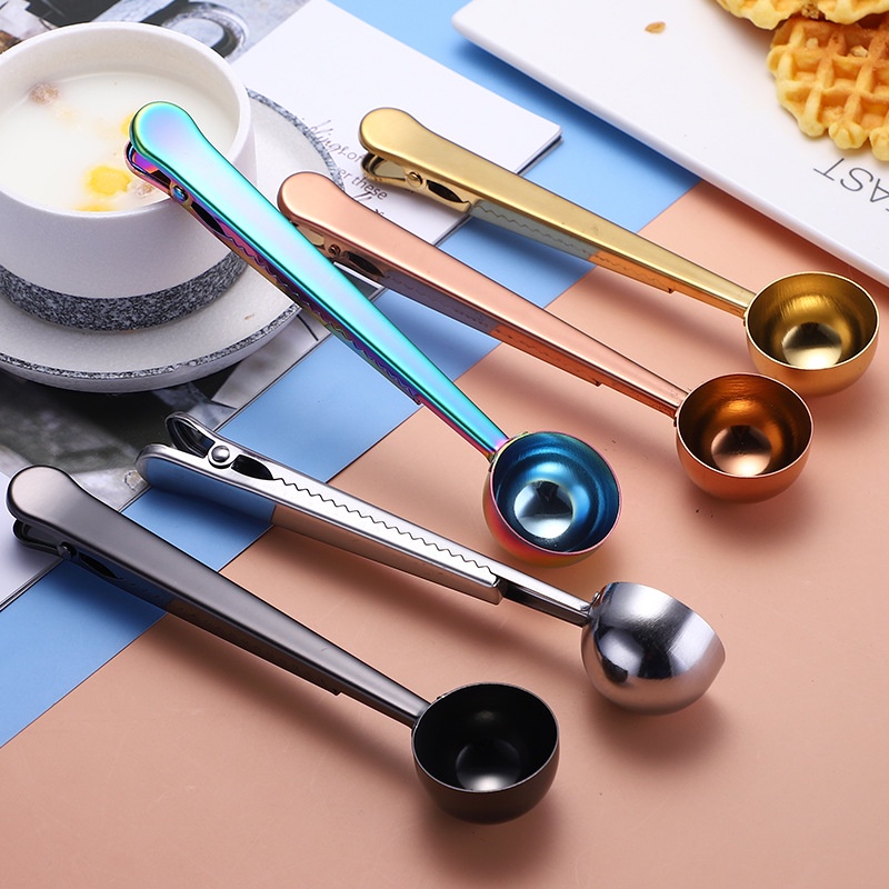 Muỗng Khuấy Cà Phê Bằng Thép Không Gỉ Nhiều Màu Sắc