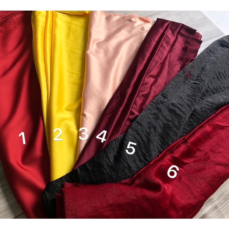 Lụa satin hàng xuất dư cực đẹp( vải có độ dày vừa nên rất hợp may ao sơ mi, pizama, 2dây…)