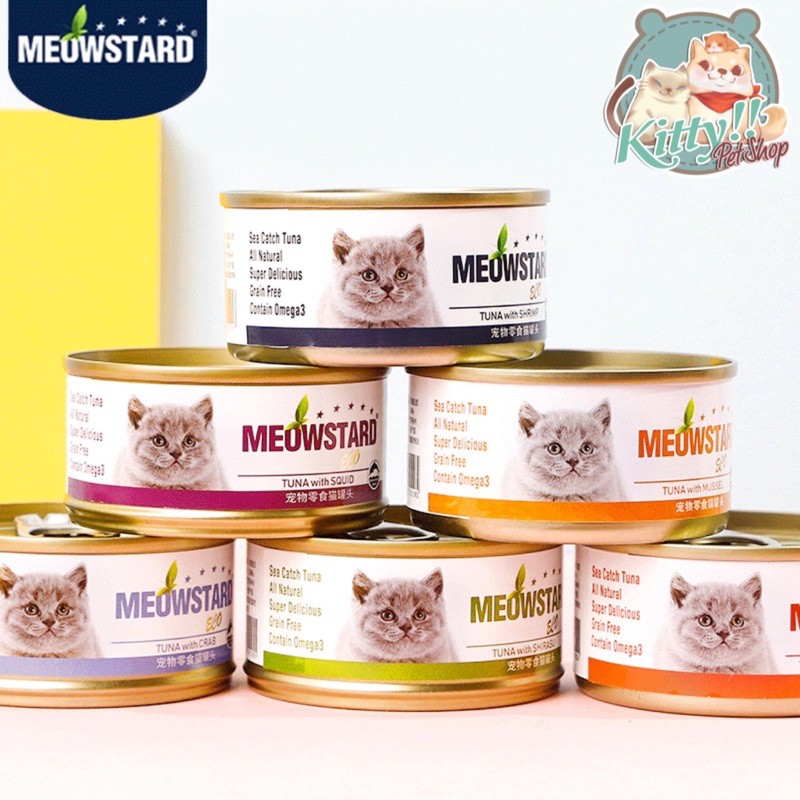 Pate Meowstard Eco thơm ngon dành cho mèo, thức ăn dạng ướt cho mèo, pate nhiều vị cho mèo - Kitty Pet Shop