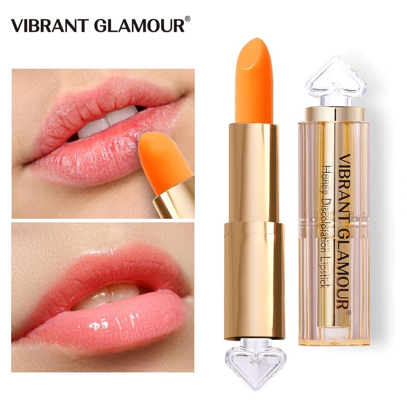 [HàNg MớI Về] Vibrant Glamour Son DưỡNg MôI Honey Nourish Lipstick ChiếT XuấT mật Ong DưỡNg ẩM ChốNg LãO HóA 3.5g