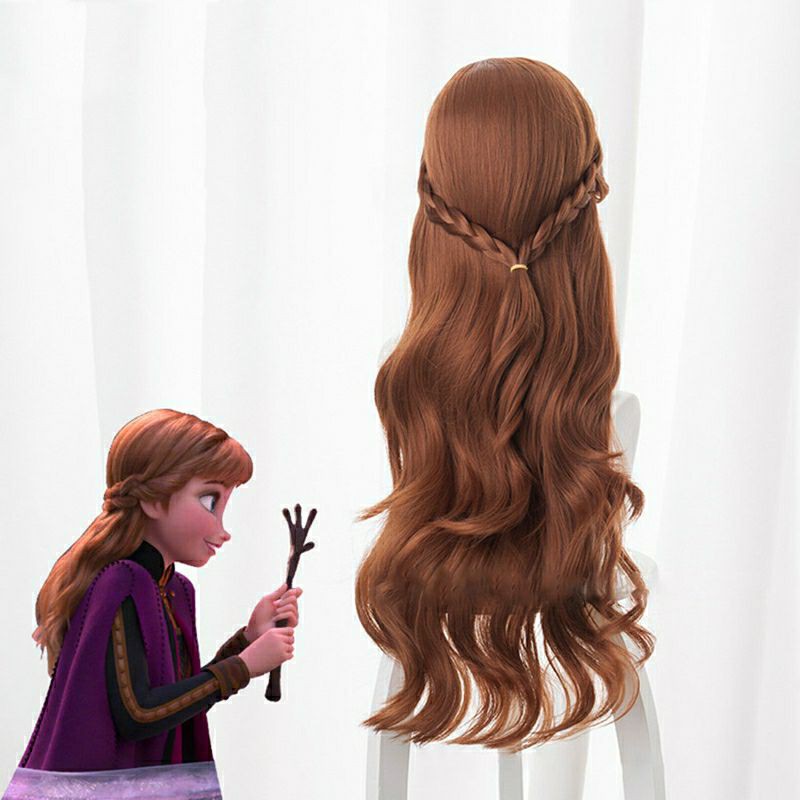 [sẵn] Wig/tóc giả teen/lolita/cosplay Anna màu nâu thả tóc - Frozen: Nữ hoàng băng giá [Miu Cosplay]