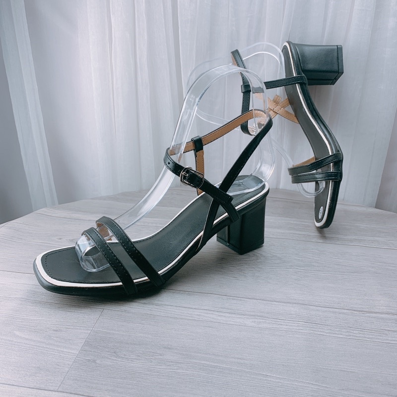 Sandal nữ giày cao gót quai mảnh dáng hàn quốc cao 5cm - B52