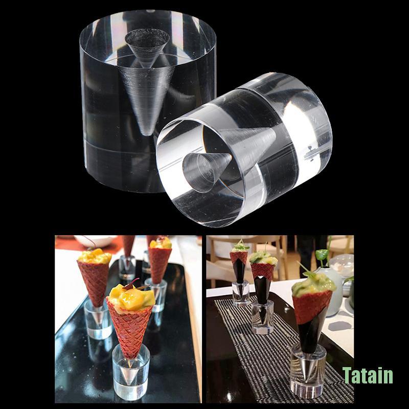 Giá đỡ trưng bày kem ốc quế bằng acrylic