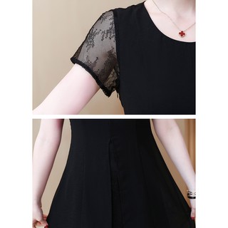 ĐẦM DÁNG CHỮ A PHỐI REN VA08
