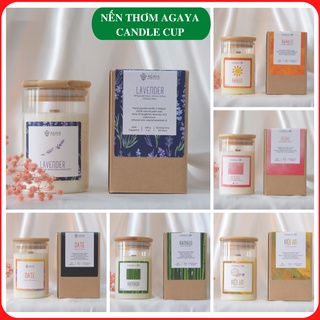Nến Thơm thư giãn, dễ ngủ, thơm phòng Candle Cup, Nến thơm phòng ngủ cao cấp AGAYA