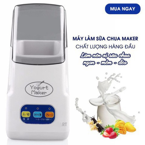 Máy Làm Sữa Chua Nhật Bản Tại Nhà Yogurt Maker, 3 Nút Tự Động Công Nghệ Mới, Bảo Hành 12 Tháng - VS