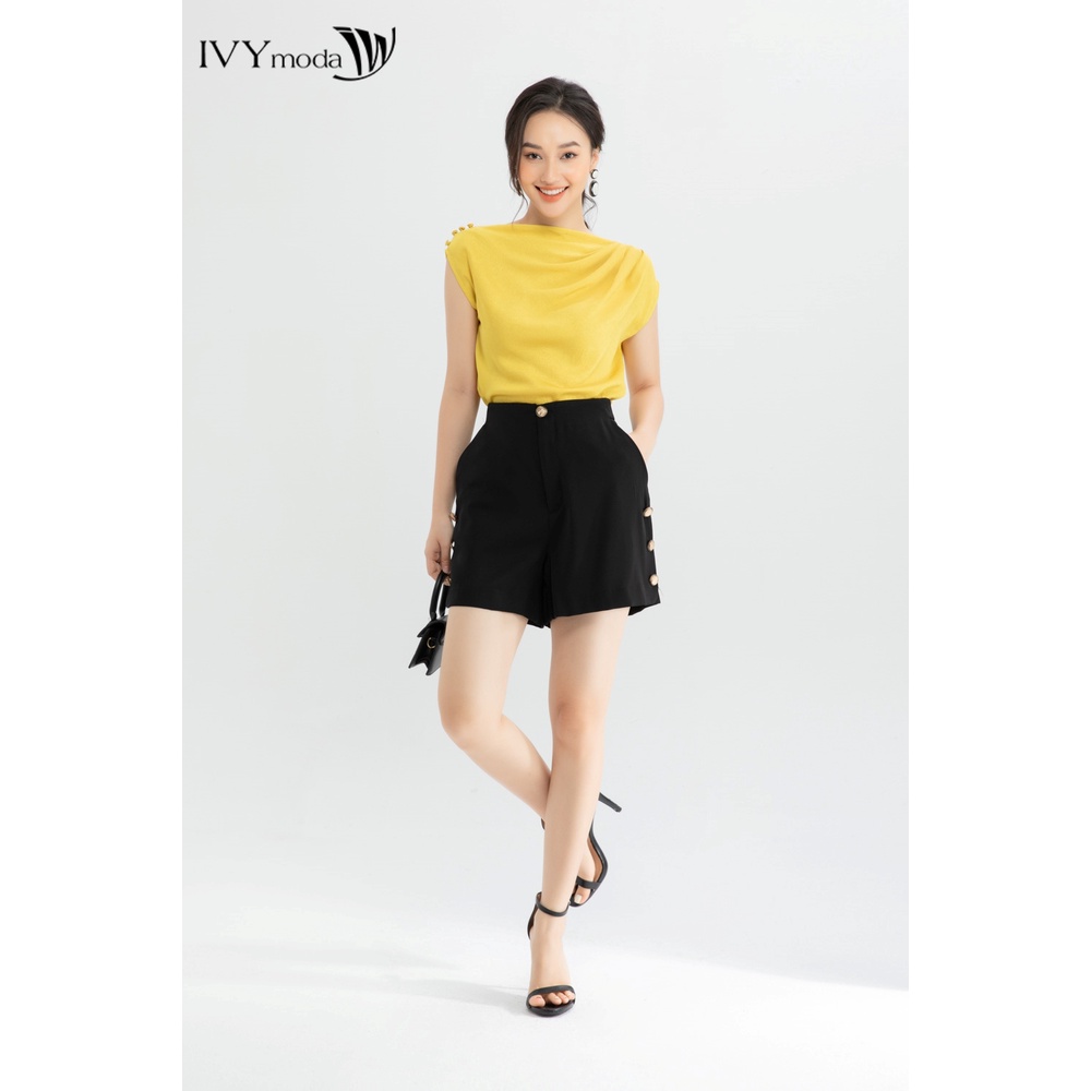 Áo kiểu tay liền nữ IVY moda MS 16M6542