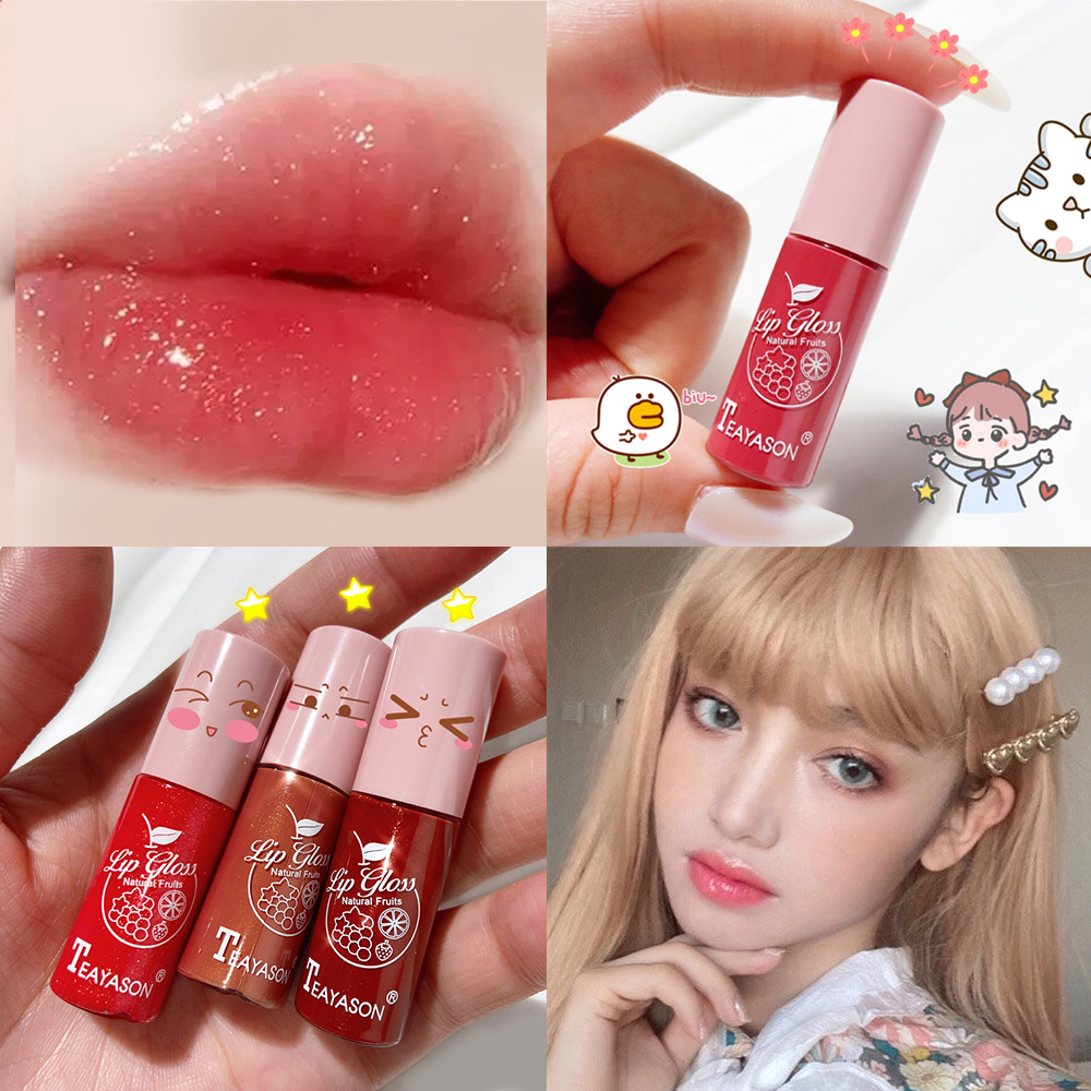 Son bóng không màu và trong suốt dưỡng ẩm ánh ngọc trai lấp lánh | BigBuy360 - bigbuy360.vn