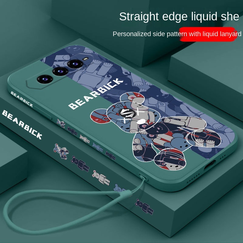 Ốp điện thoại chống rơi họa tiết cá mập màu đen sáng tạo cho millet black shark 4S 4sPro