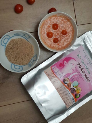 bột tắm trắng thảo mộc