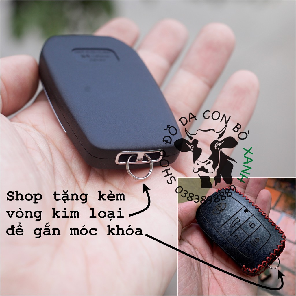 [Mã LIFEAUMAY giảm 10% tối đa 30k đơn 150k] Bao da chìa chế, chìa độ, chìa gập Toyota C001