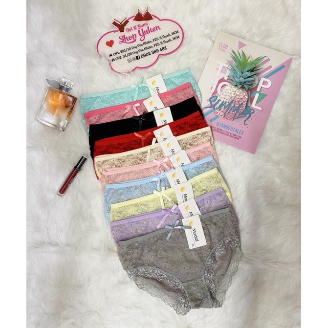 ♥️Quần Lót Nữ ❤ Combo 5 Quần Lót Ren Nữ Mỏng Mát Ren Thái Mềm Q3808