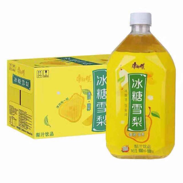 Nước Lê/ Nước Đào Thanh Mát Chai 1L