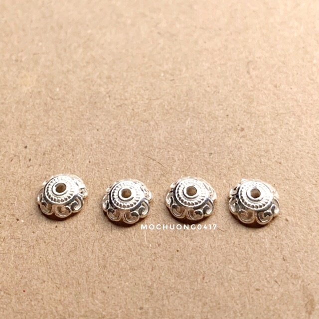 🔥 CHUYÊN SỈ 🔥 Charm ốp bạc cánh hoa hàng siêu đẹp - Bạc tốt loại 1, PH248