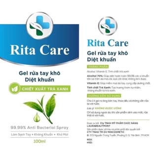 GEL RỬA TAY KHÔ RITA CARE