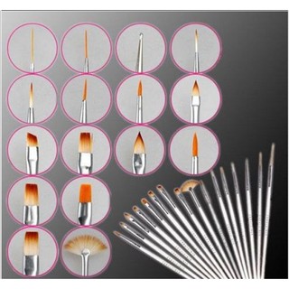 Cọ vẽ móng 15 cây