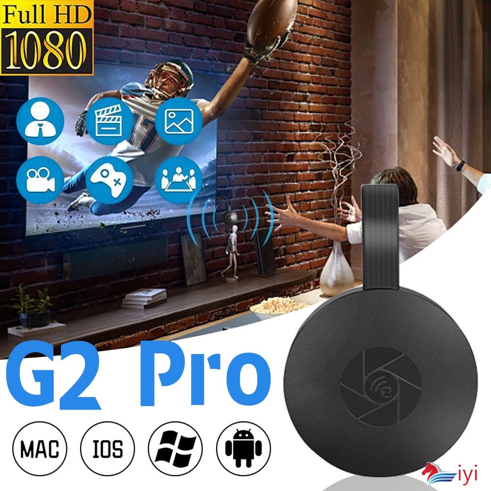 Anycast G2 PRO Chromecast MiraScreen Không Dây HDMI Cho TV Wi-Fi Không Dây Hiển Thị Dongle Receiver