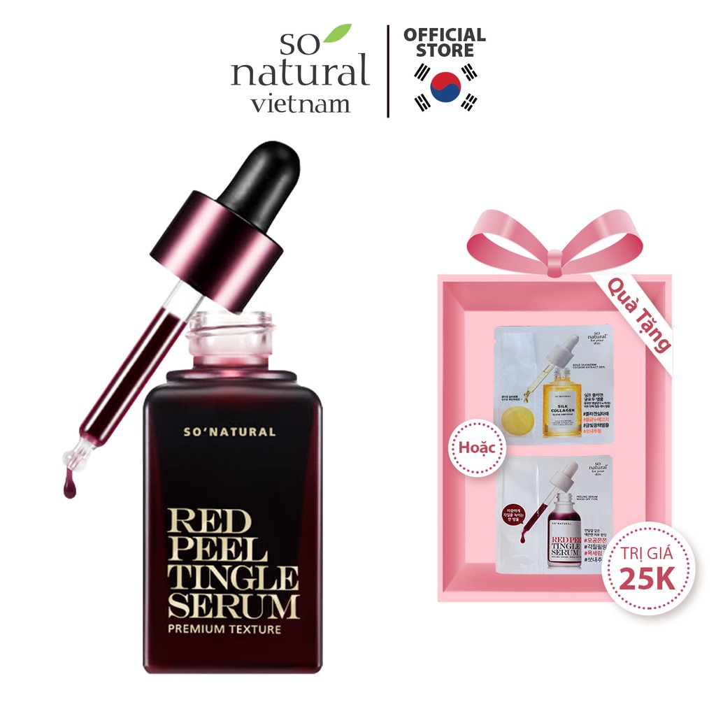 Red Peel Tingle Serum Premium 20ML Tinh Chất Tái Tạo Peel Da Sinh Học  So Natural Chính Hãng Hàn Quốc [Mẫu Mới 2020] | BigBuy360 - bigbuy360.vn
