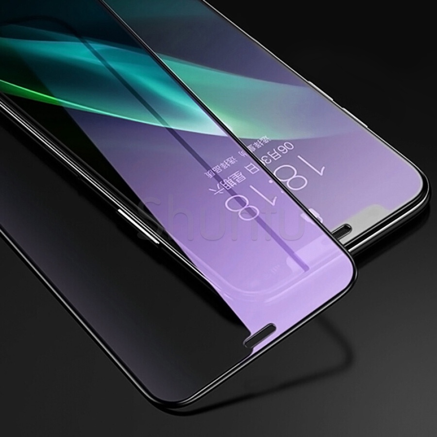 Kính cường lực Chống Tia Sáng Xanh 10D Cho iPhone 11 12 13 14 Pro Max X XS XR 6 6S 7 8 Plus