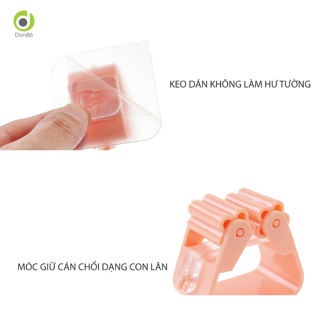 Móc dán tường treo cây lau nhà, cán dù - Cami - CMPK139