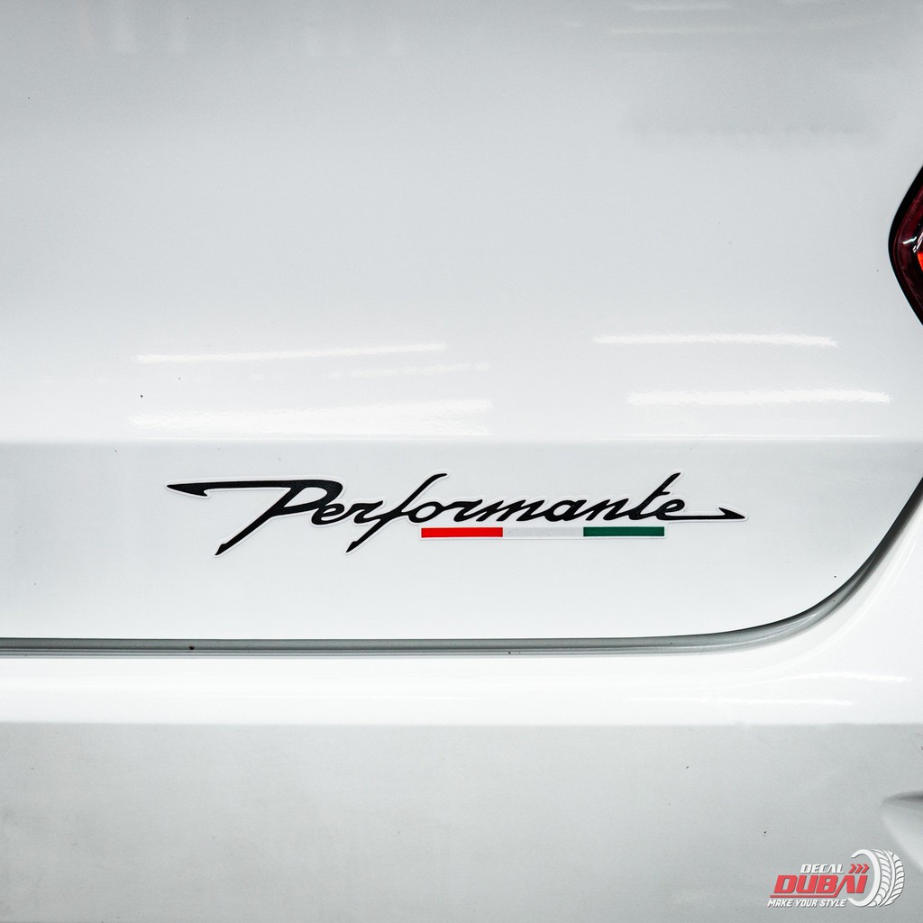 Full bộ tem Sticker mẫu cờ Ý dán trang trí xe Ô tô_Độc lạ