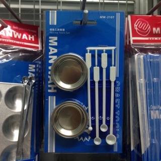 [NEW] Đồ Nghề Sơn: Bộ Đĩa & Thìa Nhựa Manwah MW2107