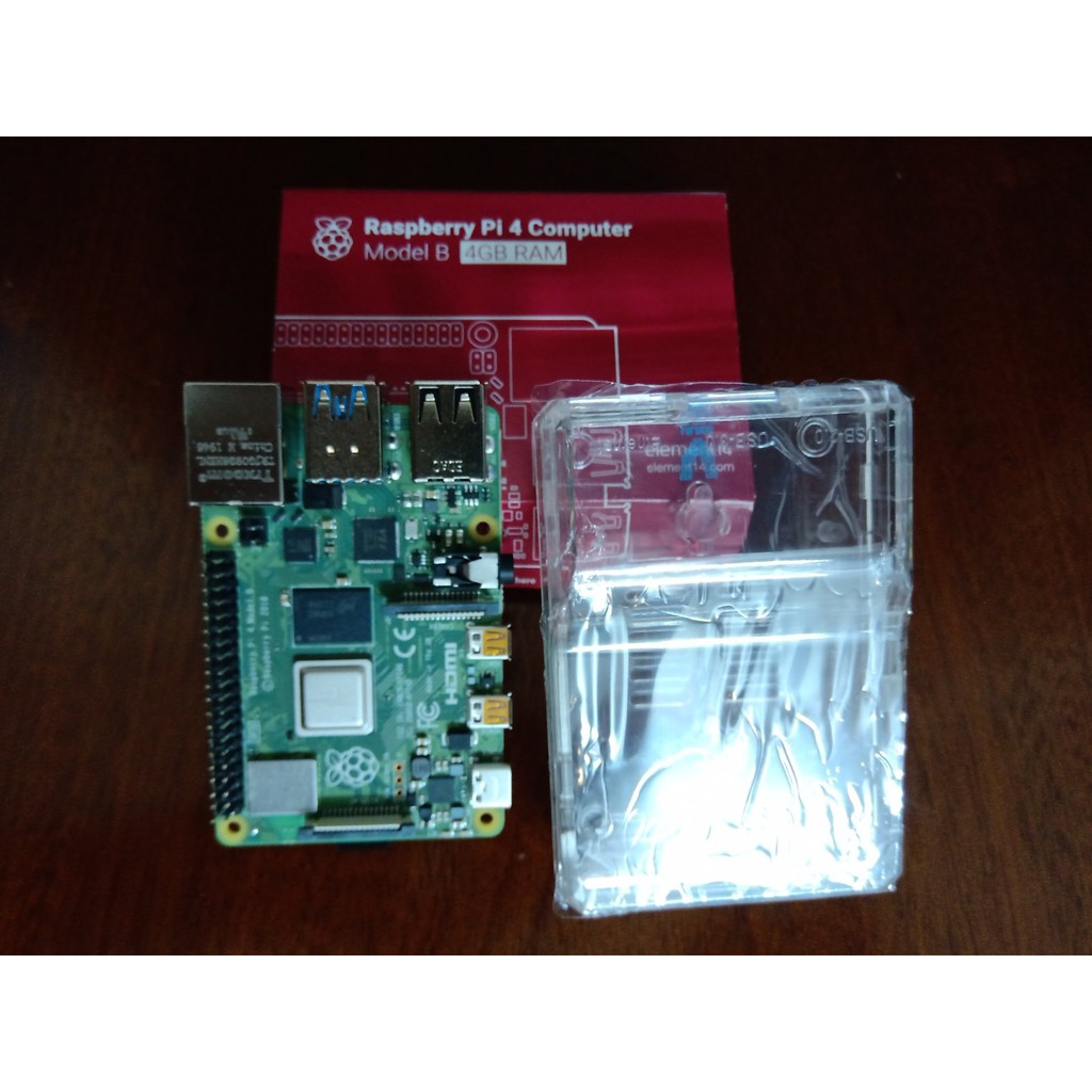 tặng case bảo vệ mạch - Raspberry Pi 4 Model B Rev1.2, Ram 4Gb, Made in UK | BigBuy360 - bigbuy360.vn