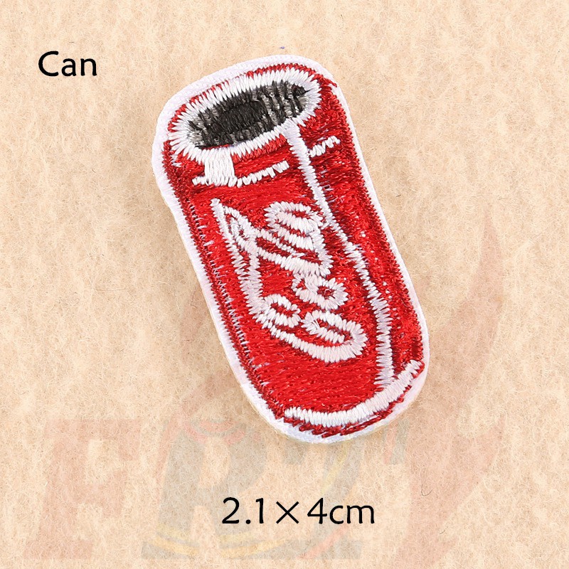 Sticker ủi thêu hình ria mép（☸ Coca Cola Patch ☸ ）