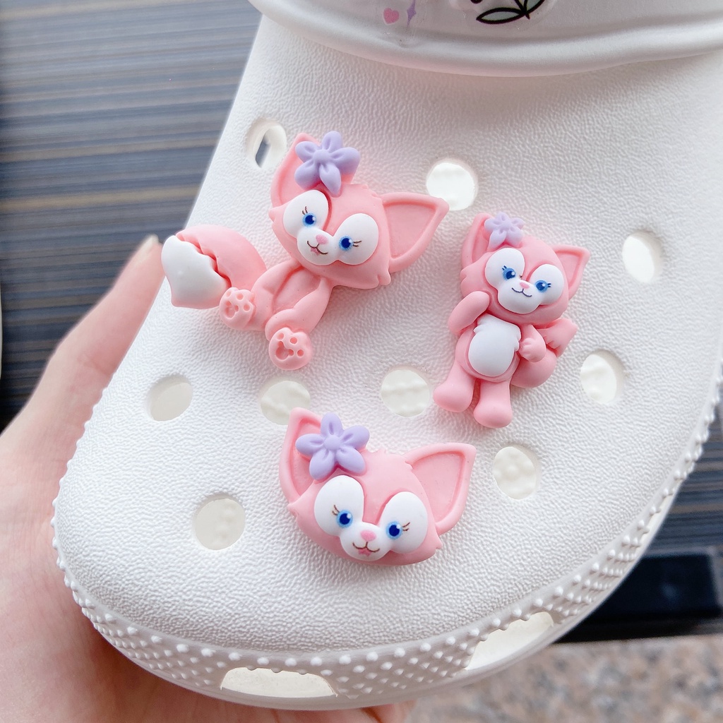 Bộ 7 phụ kiện gắn giày crocs tự làm trang trí thời trang