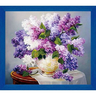 Tranh đính đá bình hoa tuyệt đep 1 h627