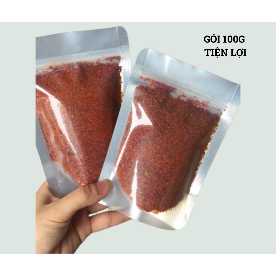 Bột Ớt Làm Kim Chi, Mì Cay, Tokbokki Hàn Quốc - Ớt Bột Gói Nhỏ 100G