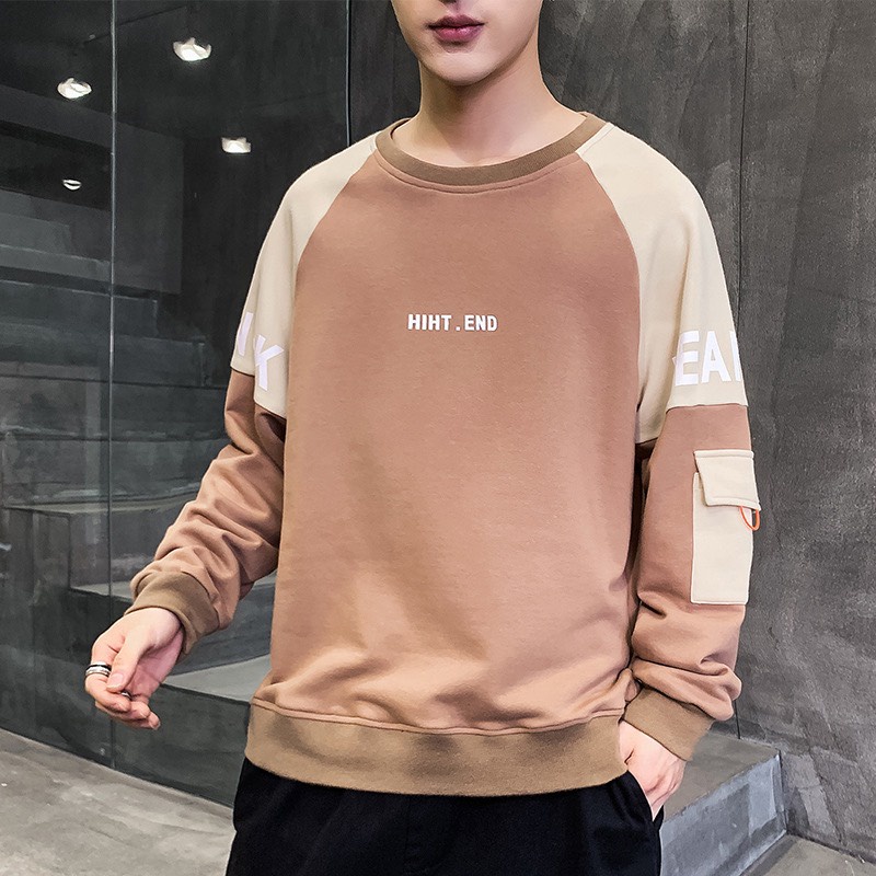 Áo Sweater Chui Đầu SuzaSport HIHTEND Phong Cách Hàn Quốc Hai Màu Trẻ Trung
