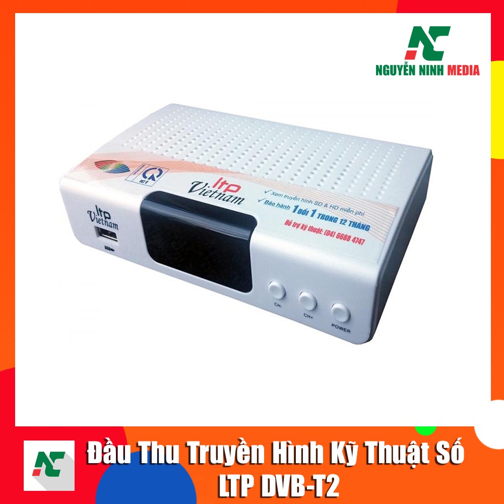 Đầu Thu Truyền Hình Kỹ Thuật Số LTP DVB T2 - Hàng Chính Hãng LTP Việt Nam
