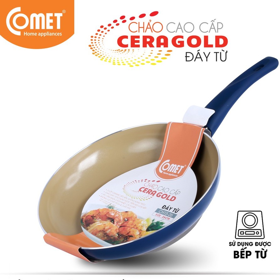 Chảo chống dính cao cấp đáy từ 26cm COMET CH15-26