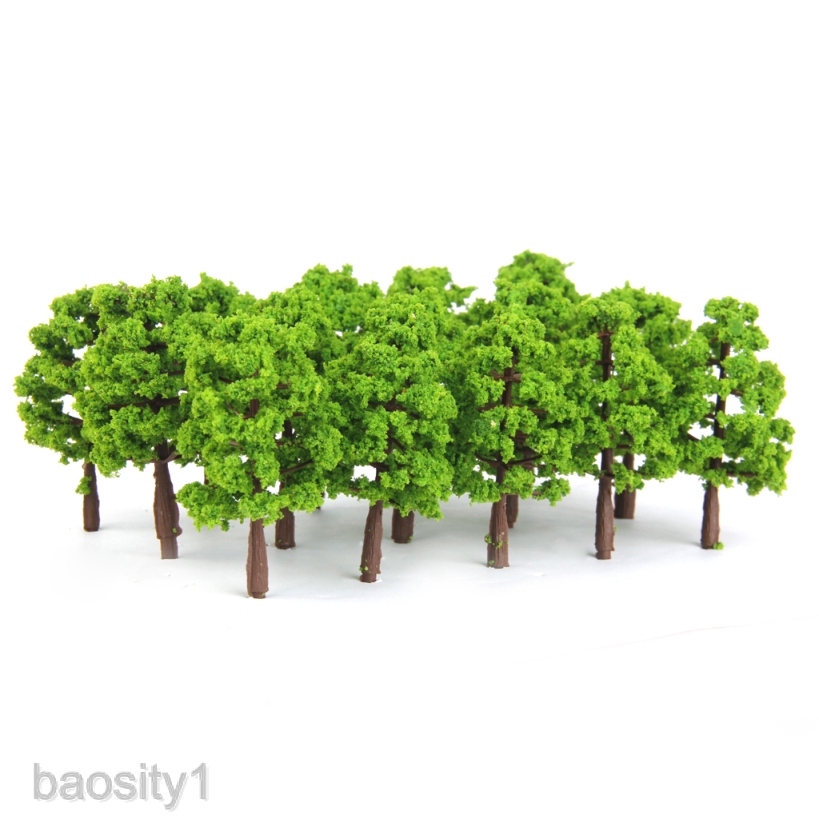 [Baosity1] 60 Mô Hình Cây Trang Trí Phong Cảnh Đường Ray Xe Lửa Diorama Tỉ Lệ 1: 150 N