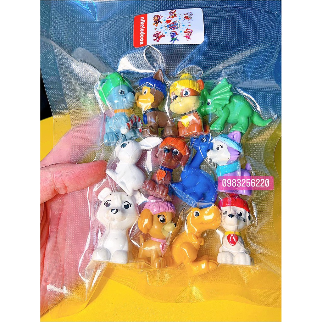 Set chó cứu hộ Paw Patrols 12 con MadeinVN